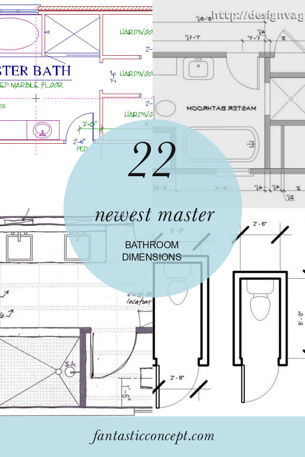 22 Newest Master Bathroom Dimensions Home, Family, Style and Art Ideas